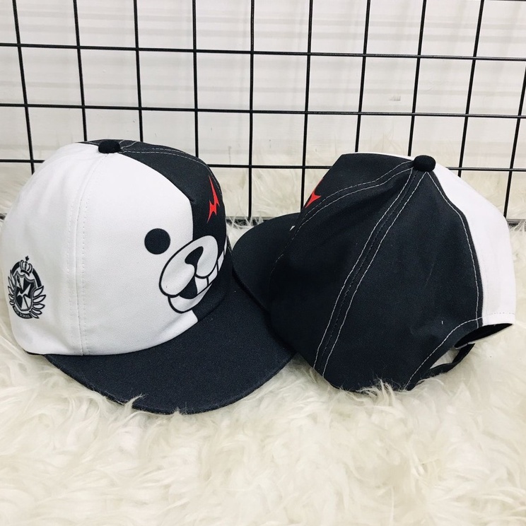 Snapback Monokuma Fullprint Anime Manga Danganronpa Premium Unisex