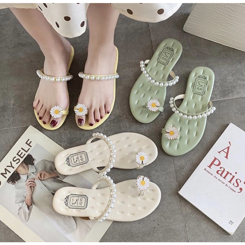 sandalflat 292 sepatu sendal wanita import realpit