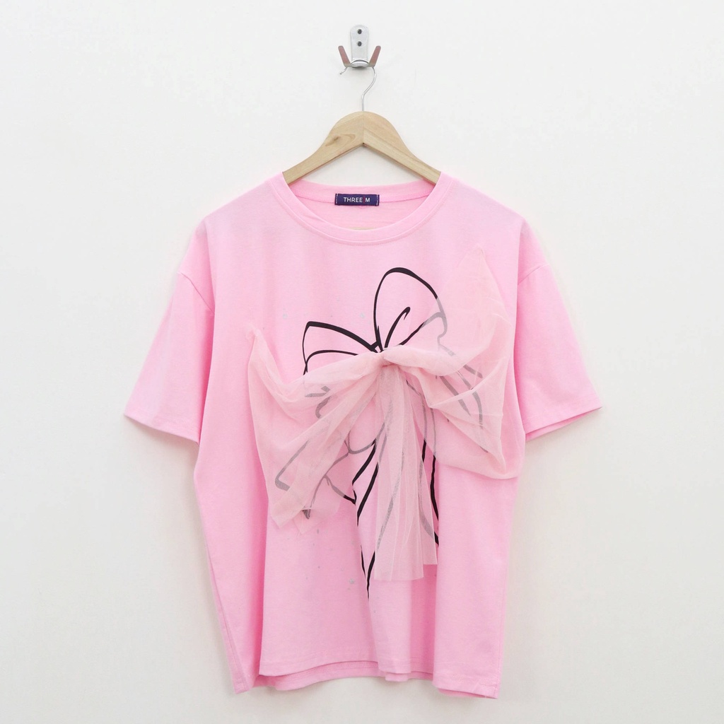 Slony bow tee top - Thejanclothes