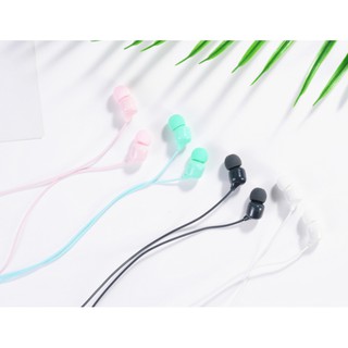  Q 23 Headset Earphone Motif Gambar  POLKADOT Set Wadah 