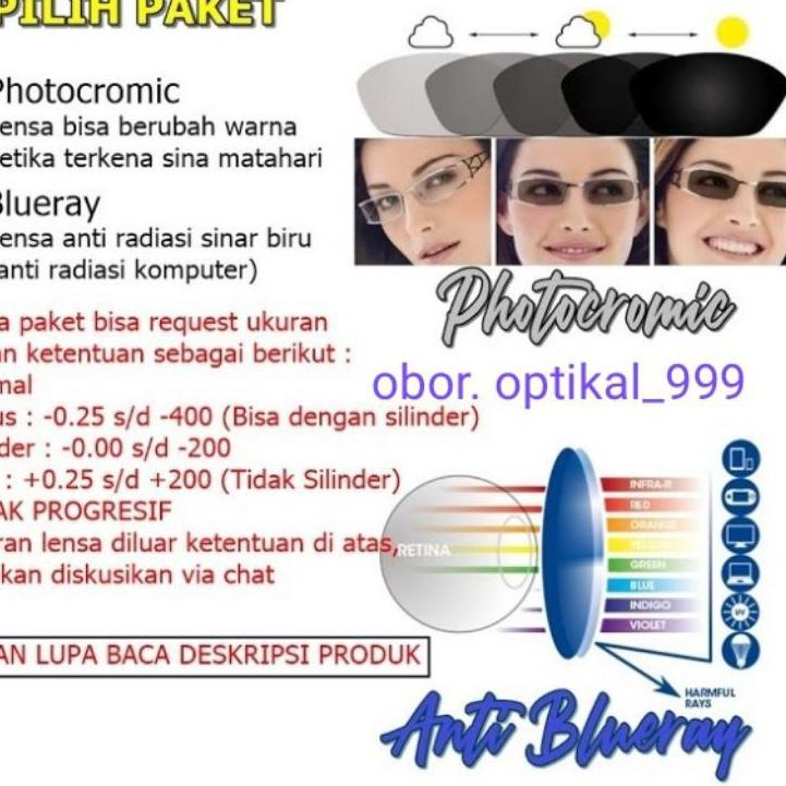 Penjualan Terbanyak.. Kacamata 2190/ kacamata potocromic /  kacamata fsahion /