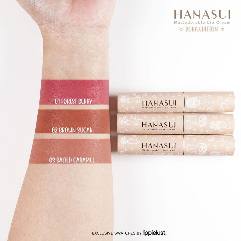 Hanasui Boba Edition Matte Lip Cream