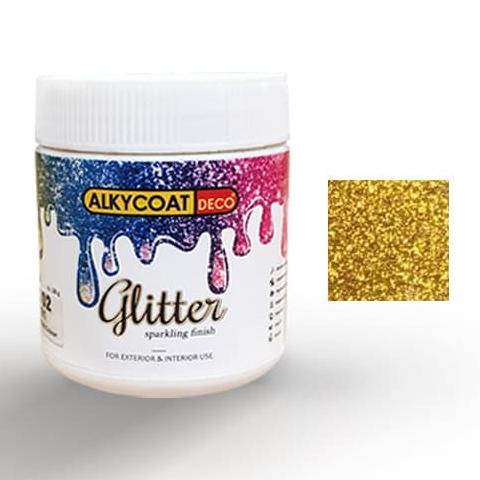CAT GLITTER - ALKYCOAT DECO (WARNA GOLD/ EMAS GL 02)