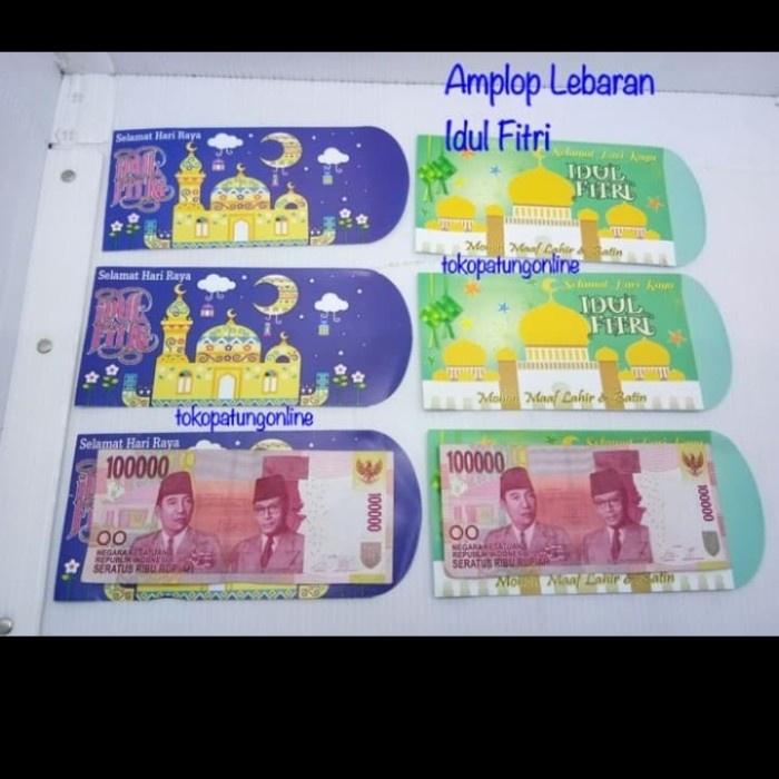 

Menyurat-Surat- Amplop Lebaran Panjang Idul Fitri Isi 10 -Surat-Menyurat.