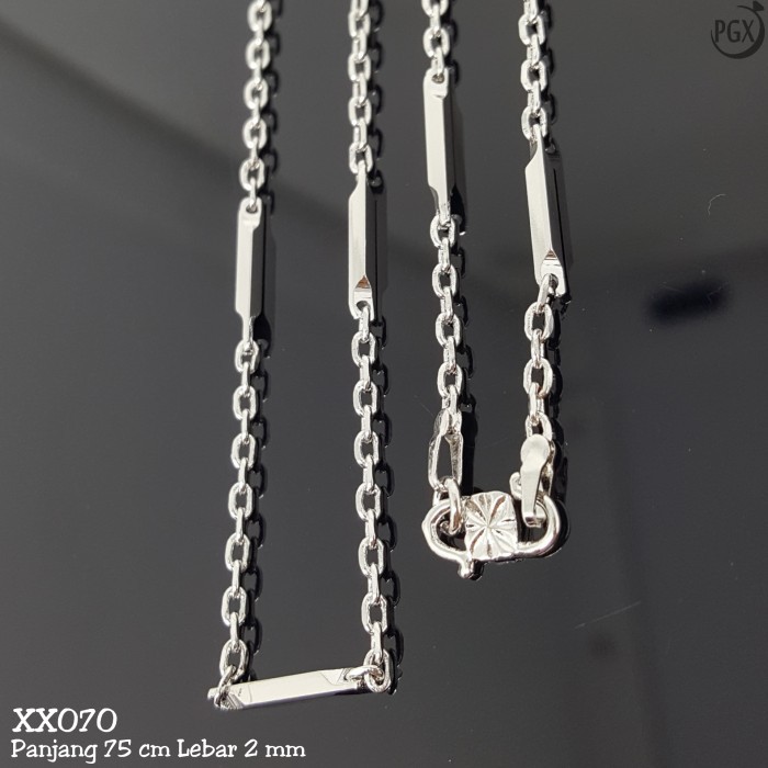 XX70 Kalung Rantai Panjang Hijab - Perhiasan Imitasi Xuping Lapis Emas