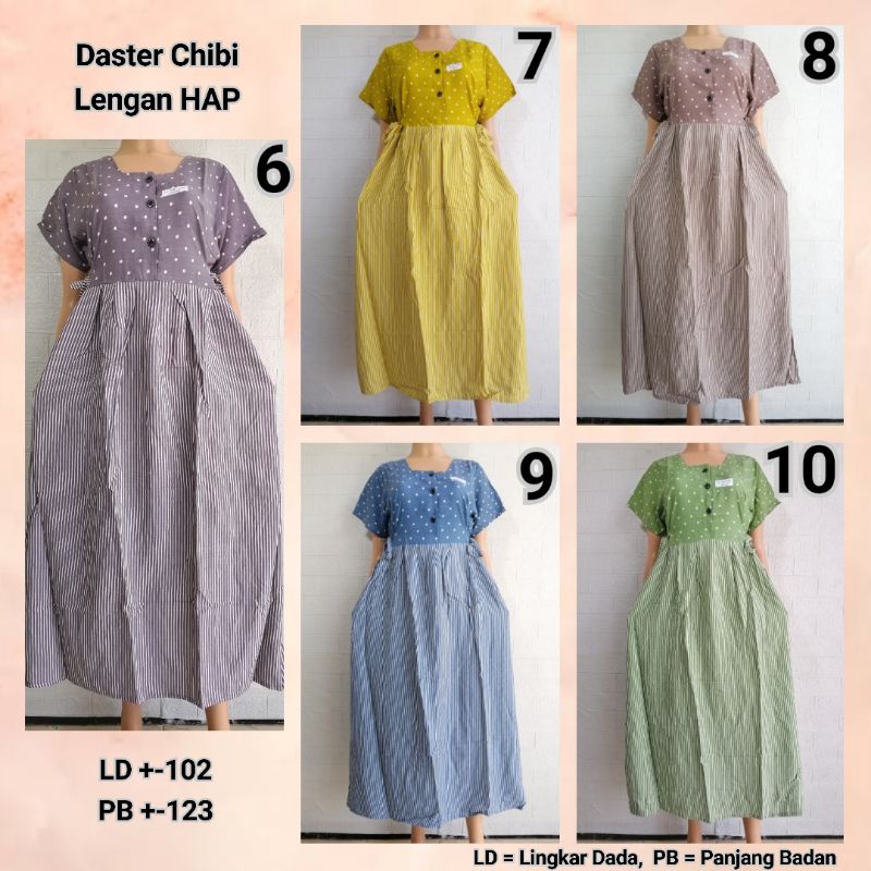 DASTER CHIBI LENGAN HAP PASTEL ADEM BUSUI FRIENDLY BTAM + BANI