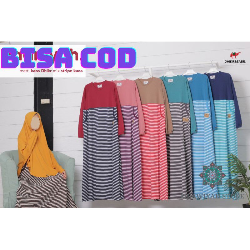 Gamis Kaos Sarimbit Wanita Dhikr And Sabr Haaniyah