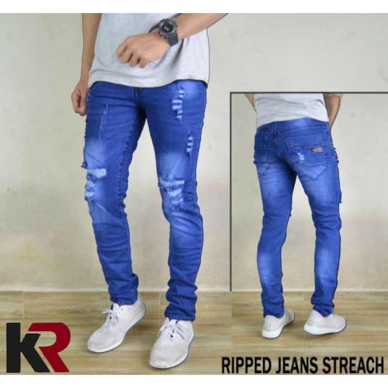 celana jeans original sobek leser terlaris distro termurah