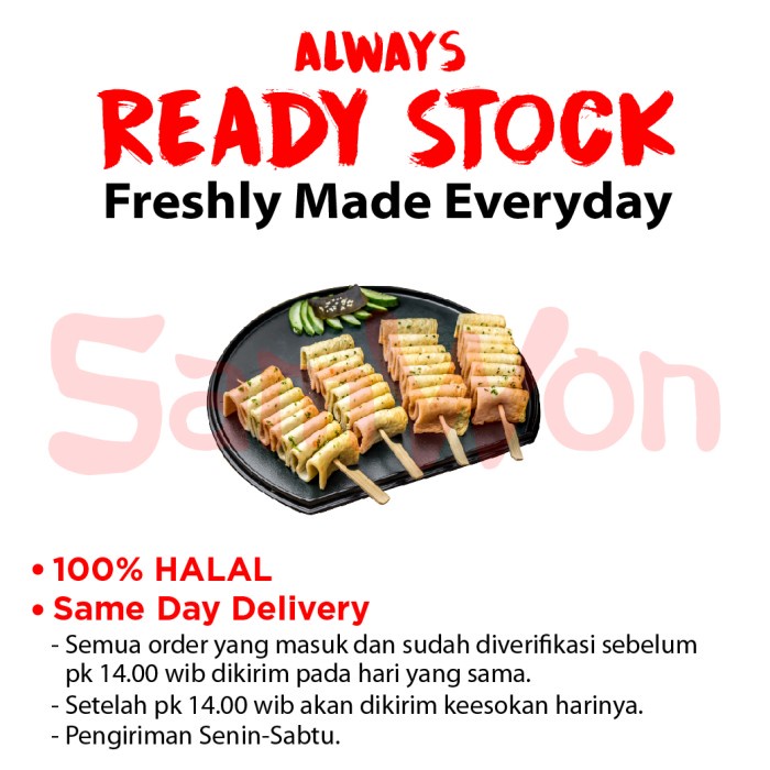 

Instant-Camilan- Eomuk Odeng 1 Kg Fresh - Samwon Makanan Korea Enak Lezat Bergizi -Camilan-Instant.