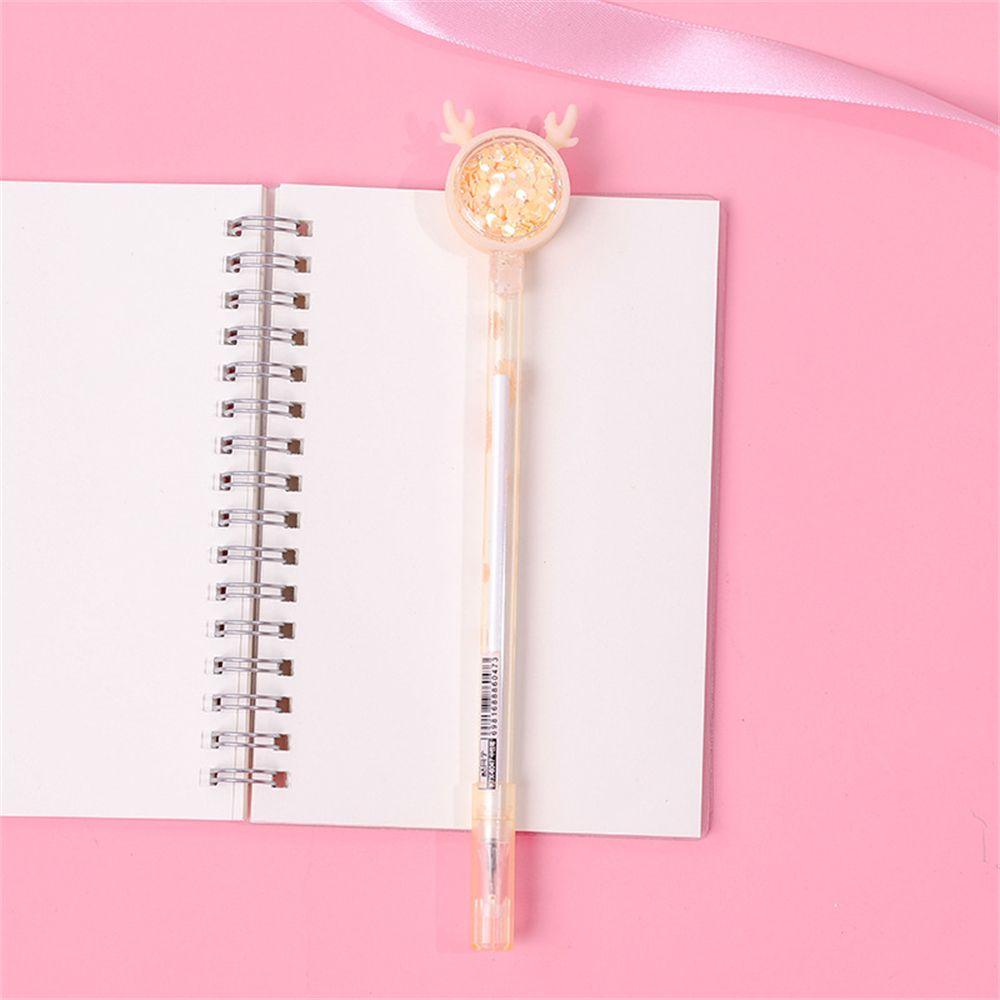 R- Pulpen gel Motif Bunga Daisy Bahan Dasar Air Untuk Stationery Kantor