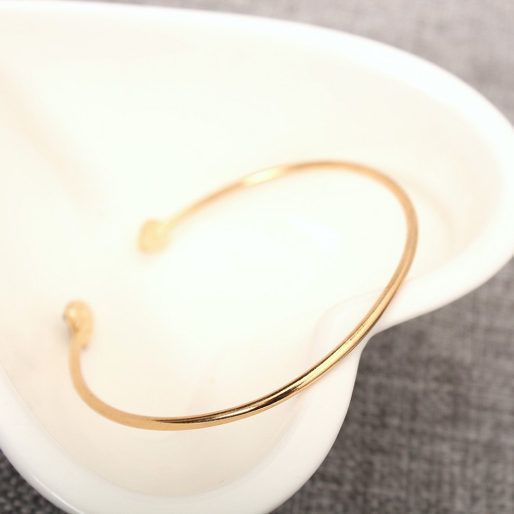 Hu Hu Hu Hu Hu Alat Bantu Pasang Kacamata♡ Gelang Bangle Open Desain Hati Ganda Hias Berlian Imitasi Untuk Wanita