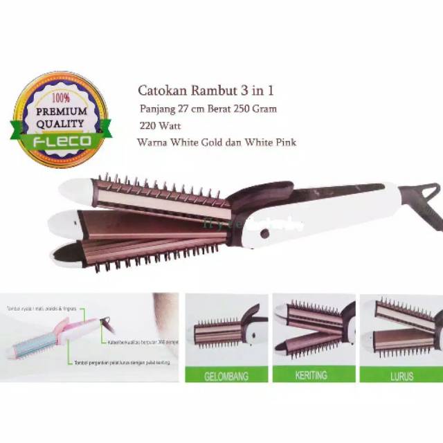 CATOK RAMBUT FLECO 1616  3 IN 1