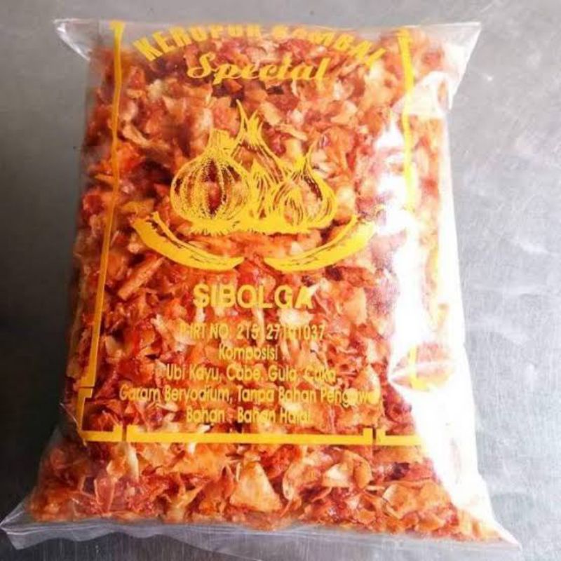 

krupuk sambal khas sibolga 1kg