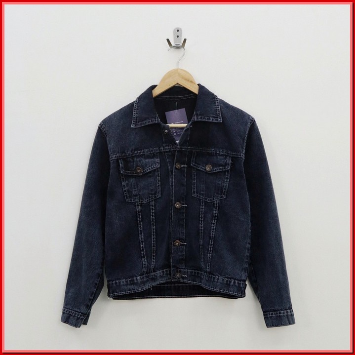 Jaket Jeans Oversize Semi Balon / Jaket Jeans Cewek Oversize / Oversize Jaket Jeans Wanita Kekinian 