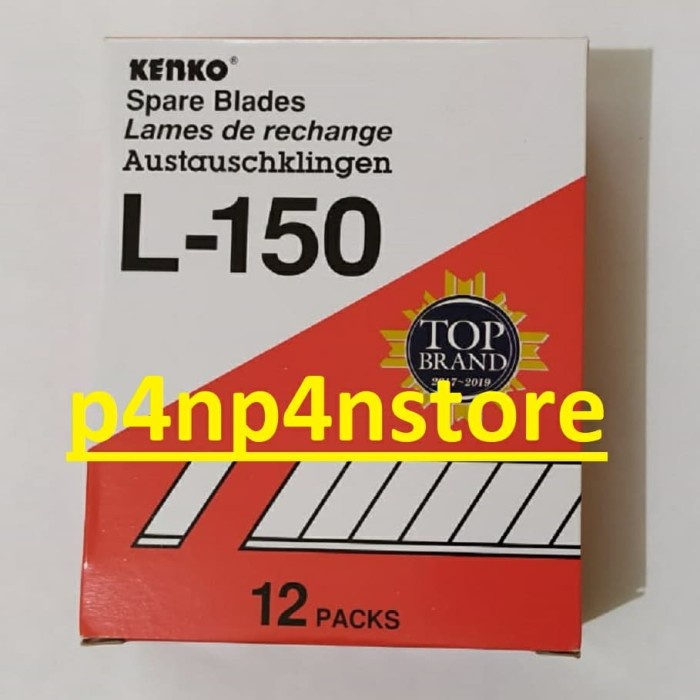 

Lucu 1 Lusin Isi Cutter Kenko L-150 (18Mm) / Kenko Cutter Blade L-150 (18Mm Limited