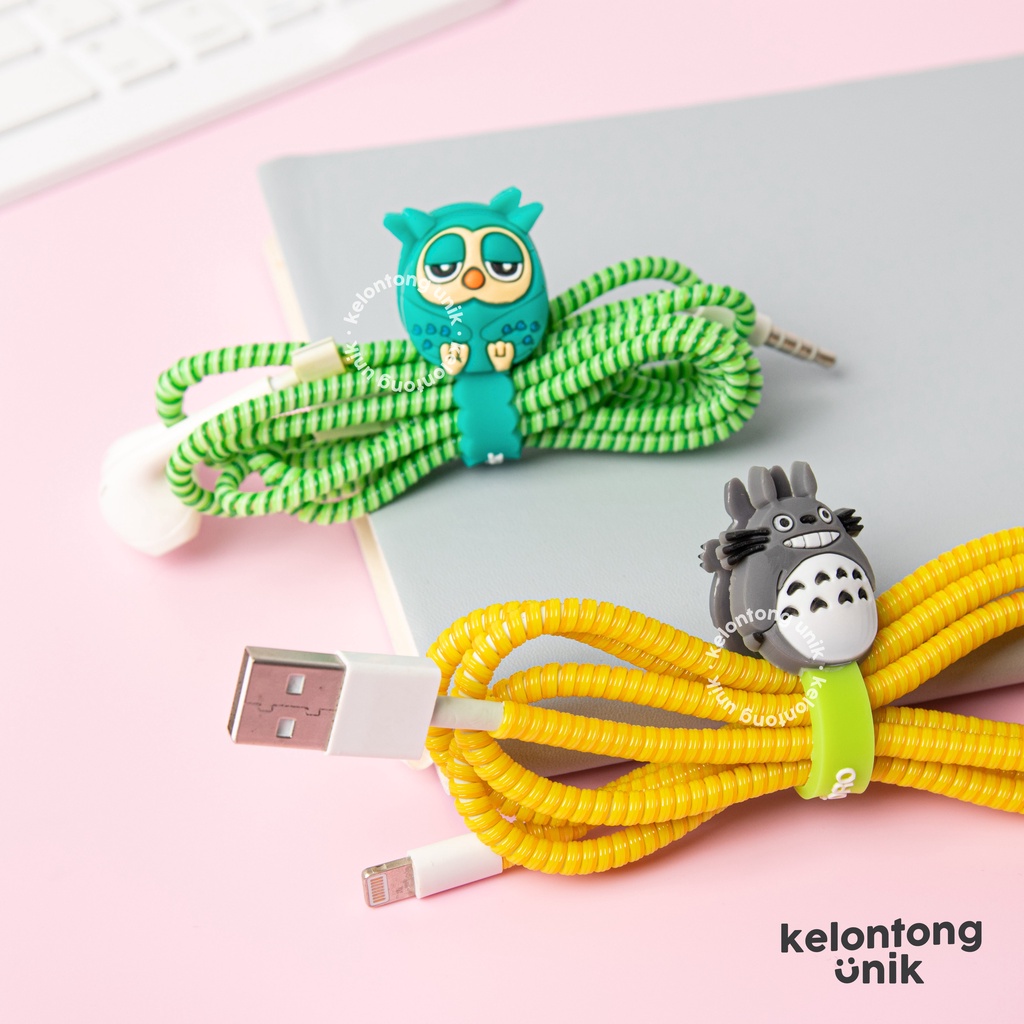 CARTOON - Penjepit Kabel/ Klip Kabel/ Pengikat Kabel/ Penggulung Kabel/ Cord Holder