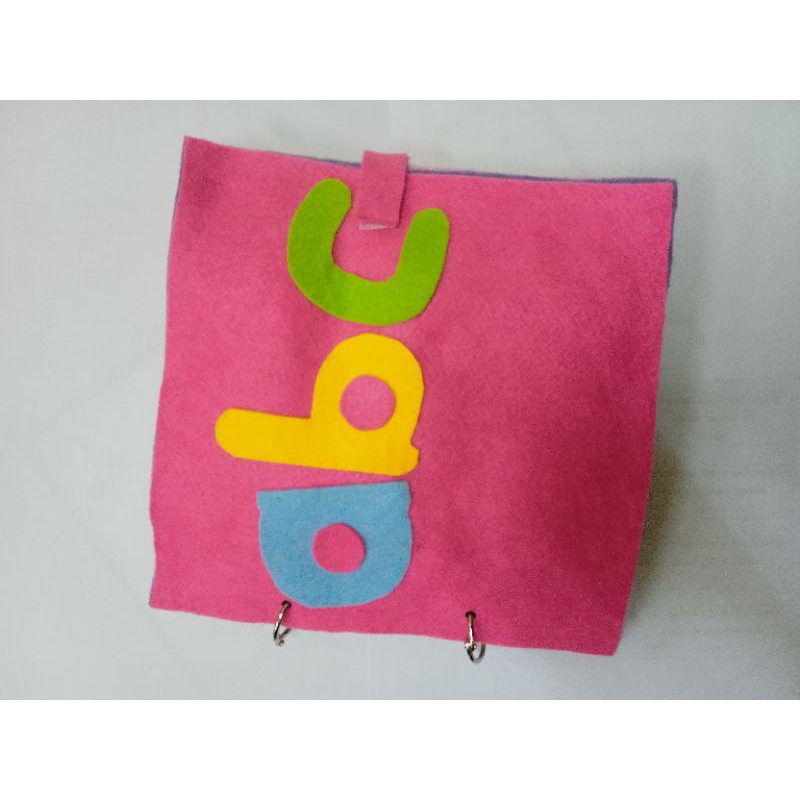 SOFT BOOK alphabet / busy book flanel / alfabet book