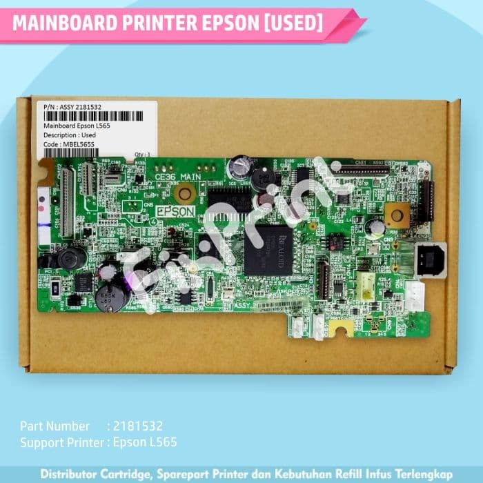 Mainboard Printer Epson L565 l565- Motherboard Epson L565 Original FSB1914
