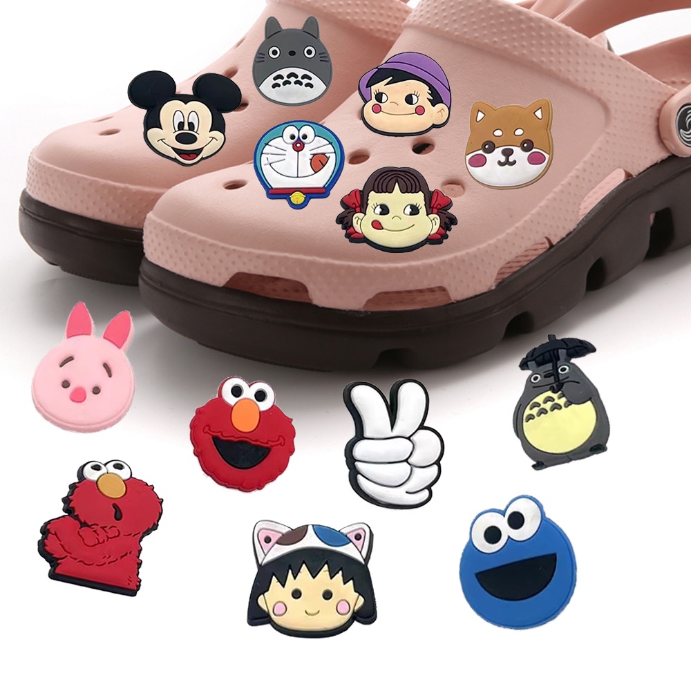 13pcs / set Charms Sepatu crocs jibbitz Charms Untuk Pria Dan Wanita