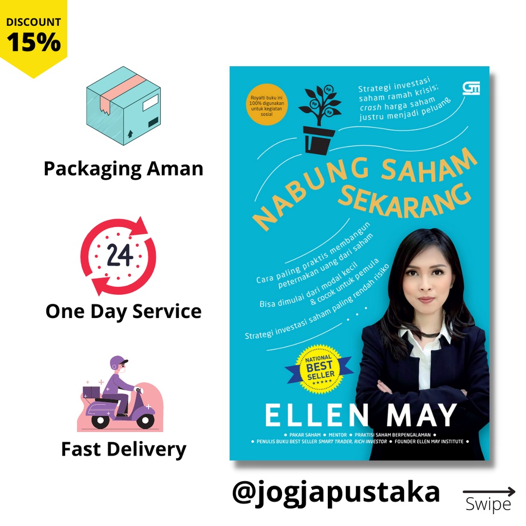 Jual Buku Nabung Saham Sekarang - Ellen May | Shopee Indonesia