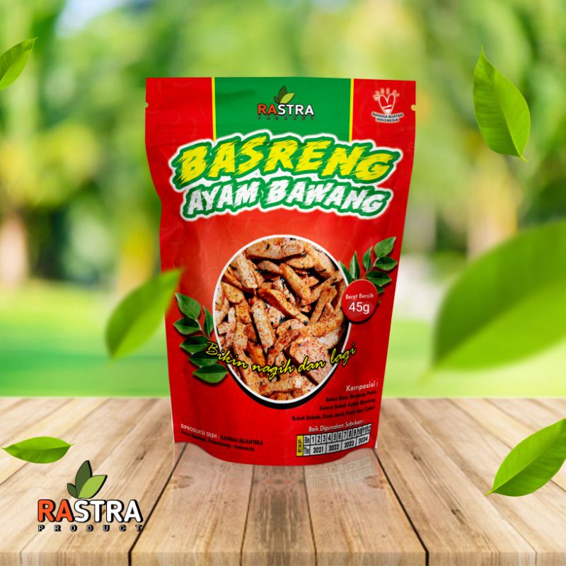 

Basreng Ayam Bawang 45g