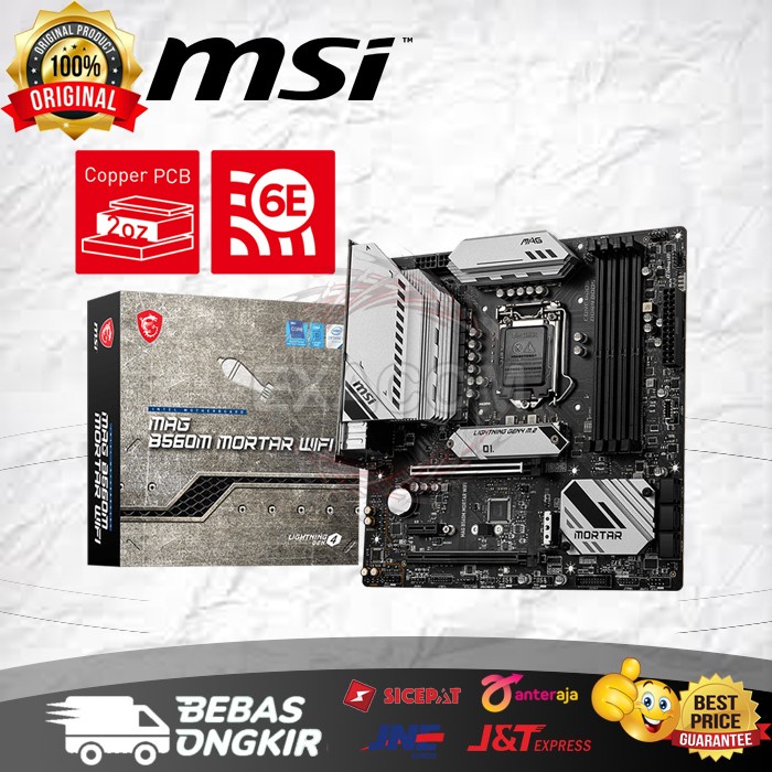 Motherboard B560M Mortar Wifi - LGA 1200 , B560