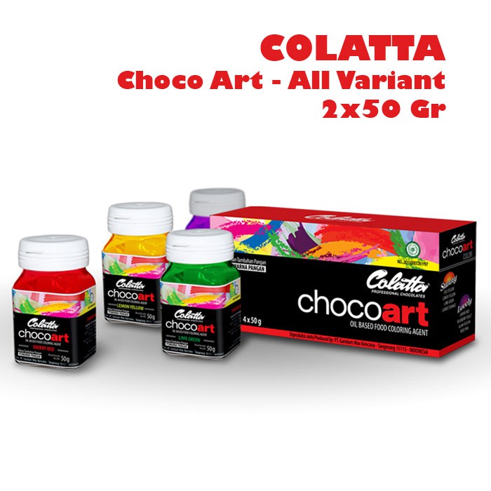 Jual COLATTA Choco Art All Variant Pewarna Makanan 2x50 Gr Shopee