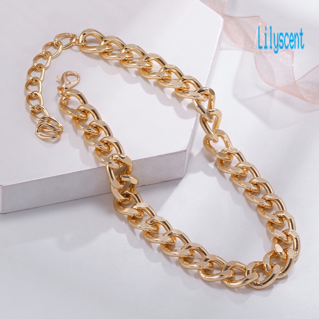 Lily Kalung Rantai Choker Tebal Pendek Untuk Wanita