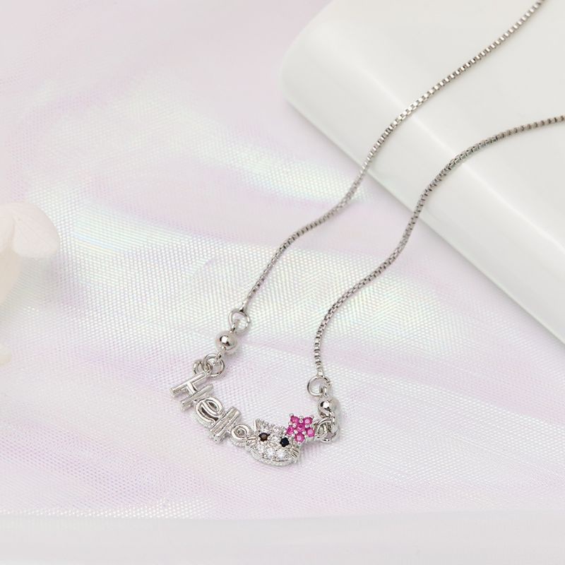 Kalung Anak Hello Kitty silver Anti Karat Kalung Murah Untuk Anak