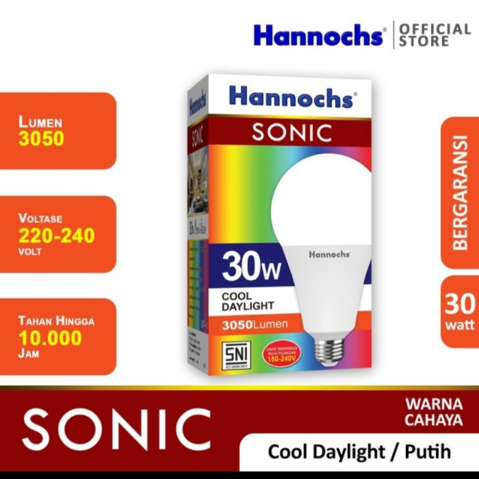 Lampu Led Hannochs Sonic 30 Watt LED Bulb