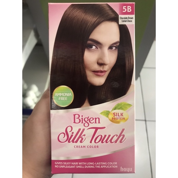 Bigen silk touch cream color 5B Chocolate Brown