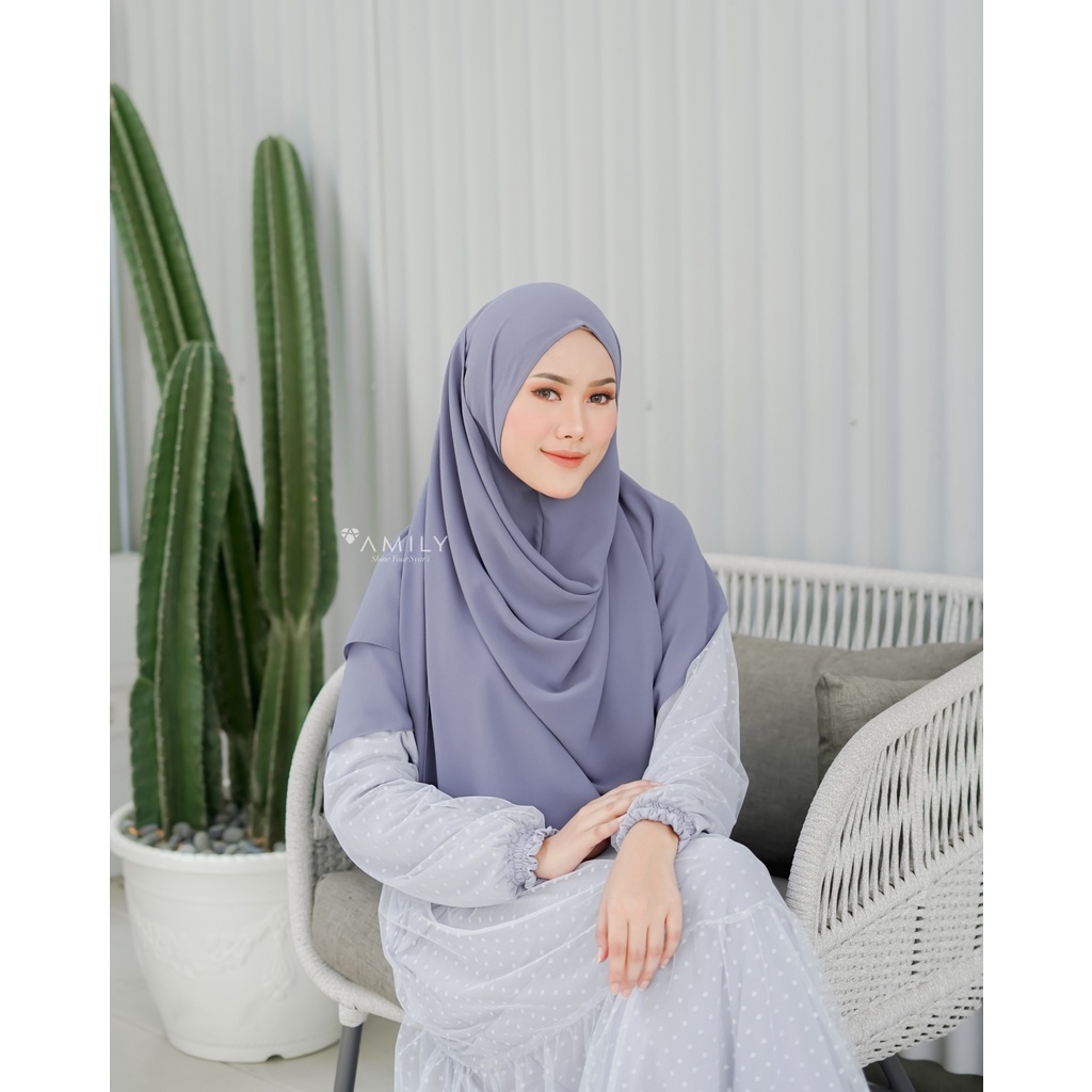 Amily Hijab Iffah Pashmina Instan