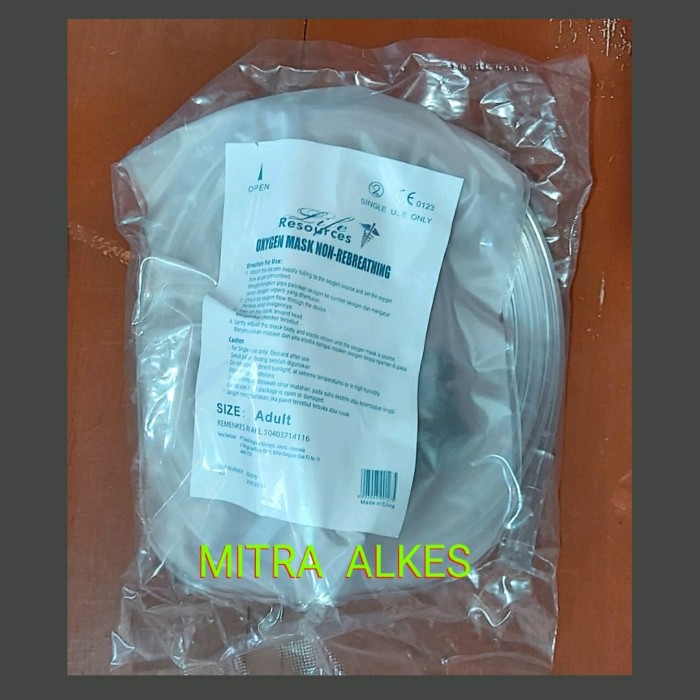 Masker Non Rebreath Dewasa. ADULT Non Rebreather Mask k. Oxygen Mask Adult Non Rebreathing. MNRD