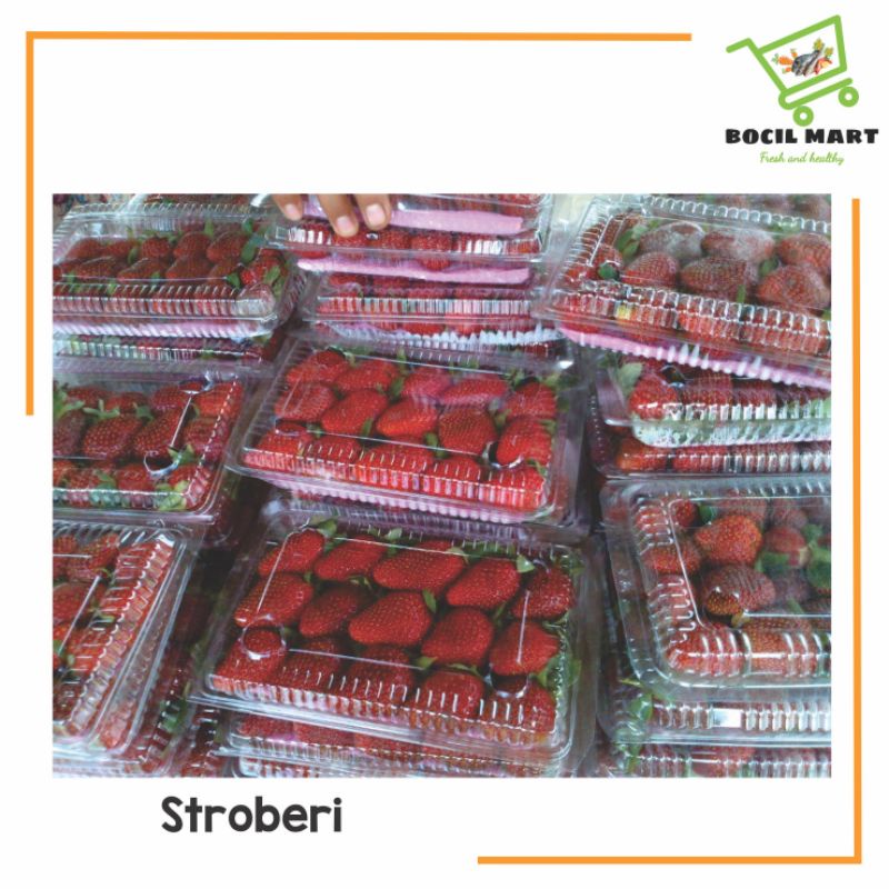 

[BOCIL MART] BUAH STROBERI 1 PACK / STRAWBERRY