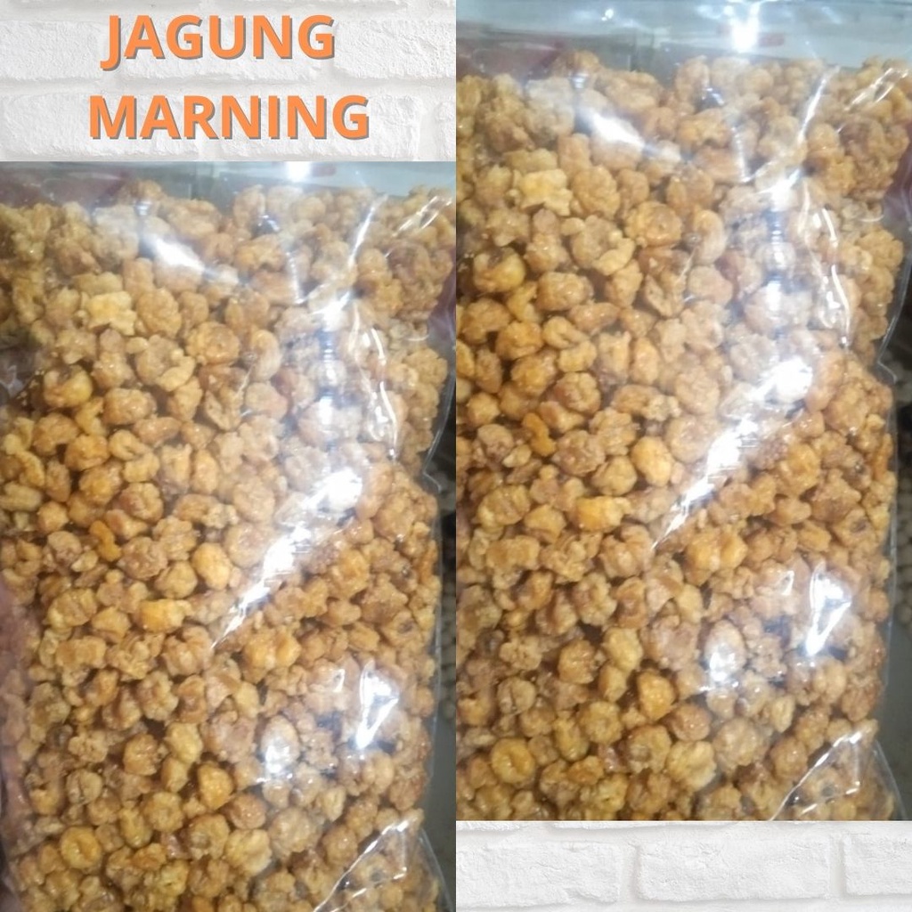 

JAGUNG MARNING PEDAS MANIS SNACK JAGUNG MANIS 500 GRAM
