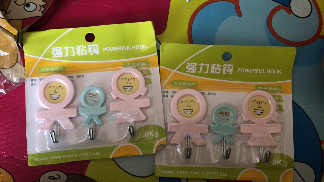 [216] Gantungan Model Keluarga Isi 3 Powerful Hook Hanger