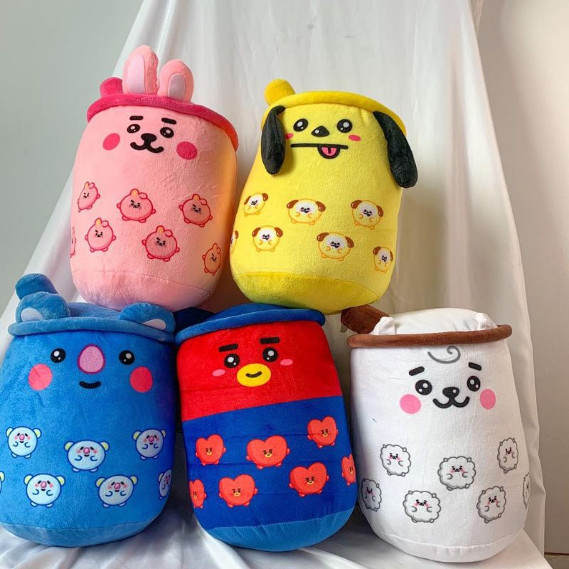 Boneka Boba BT21 BTS ARMY Terbaru Bisa COD Bantal Boba BT21 BTS