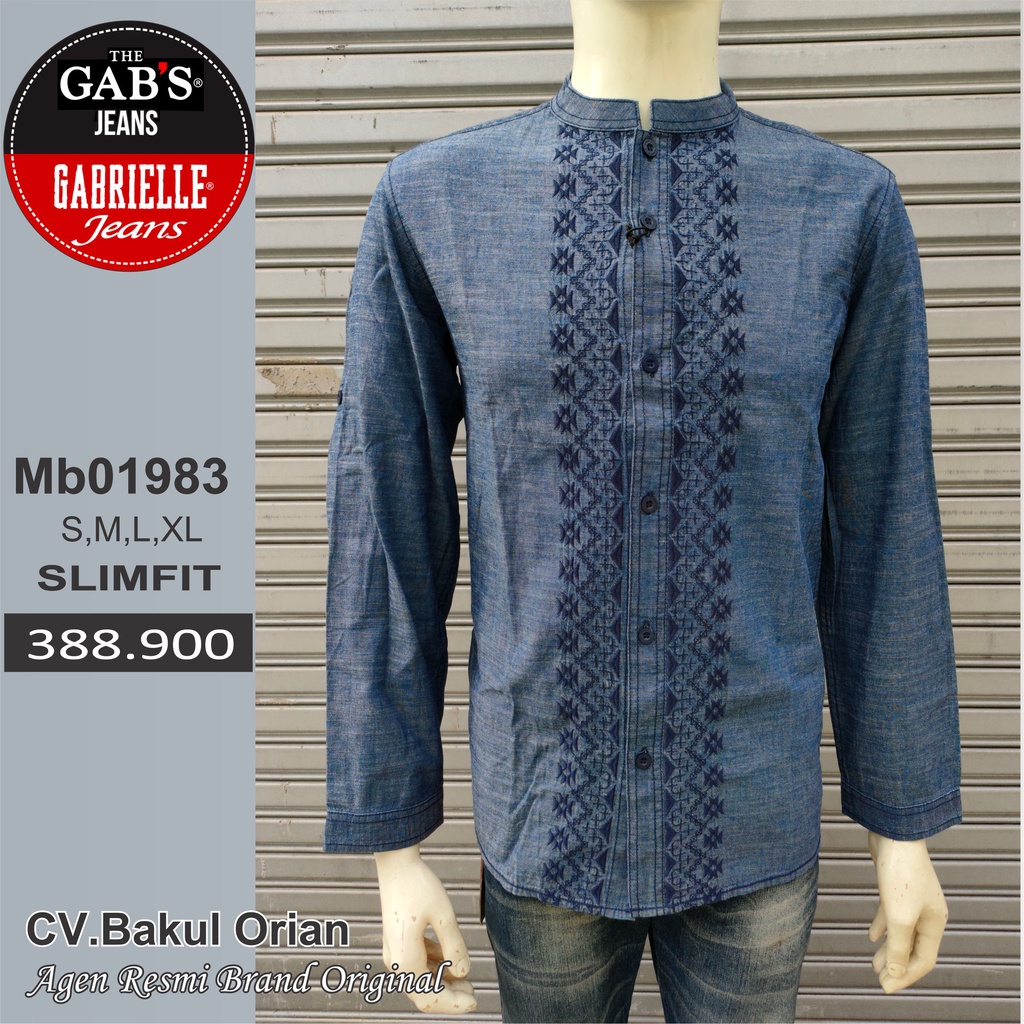 Baju Koko Kemeja Pria Gabrielle Gab's Original - Mb01983