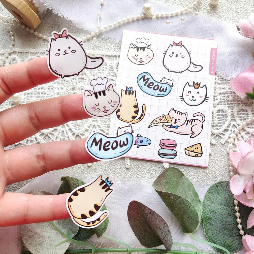 

Sticker Stiker Cat kucing meow have a nice day