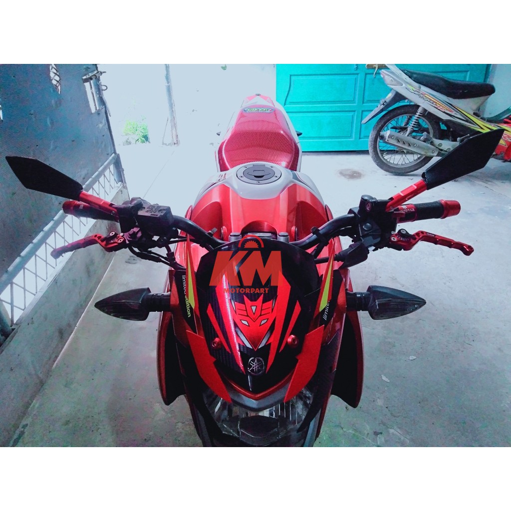 Stang Ninja Custom Stir Setang Variasi Racing Modif Universal Tinggi 9 cm Panjang 67,5 cm