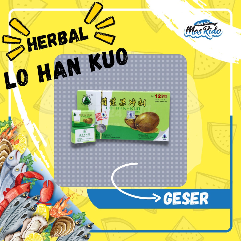 

Lo Han Kuo Infusion Obat Herbal Pereda Panas Dalam Isi 12 Pcs Termurah