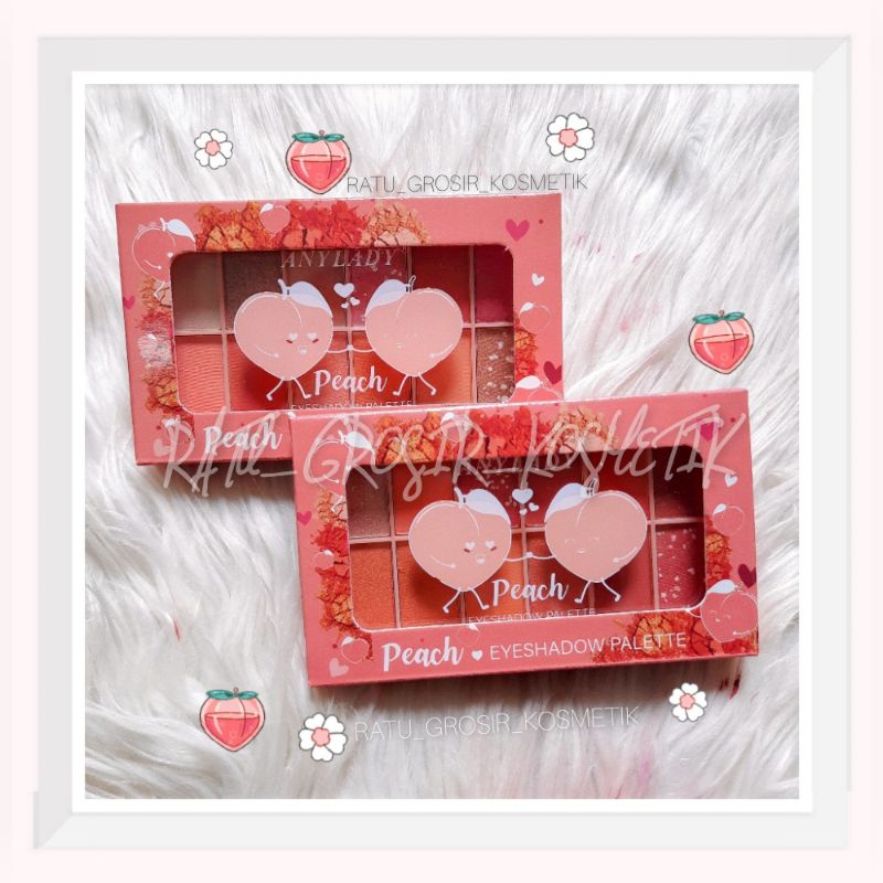 PROMO!!!EYESHADOW PALETTE PEACH ANYLADY NO.782/UNICORN NO.818/LOVE SWEET NO.972/MAGIC NO.976