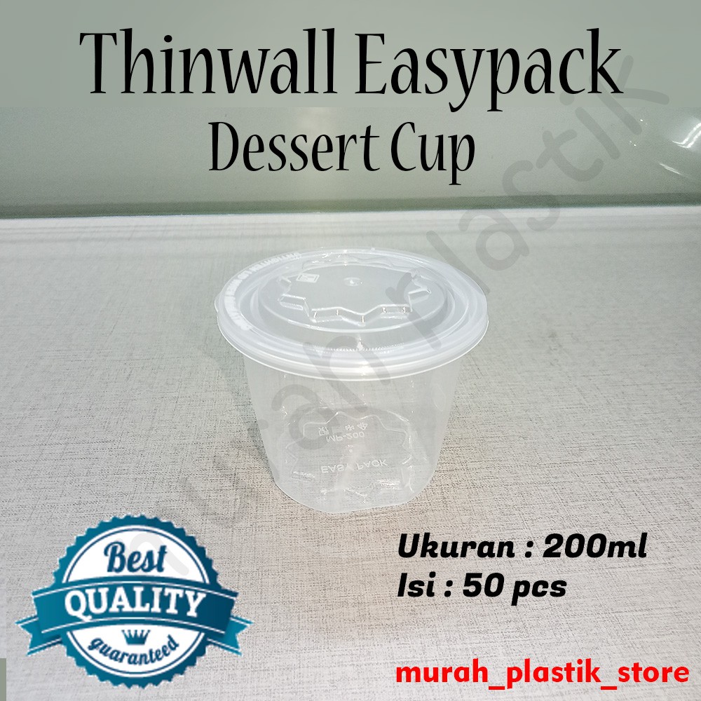 THINWALL EASYPACK CUP DESSERT 200 ML