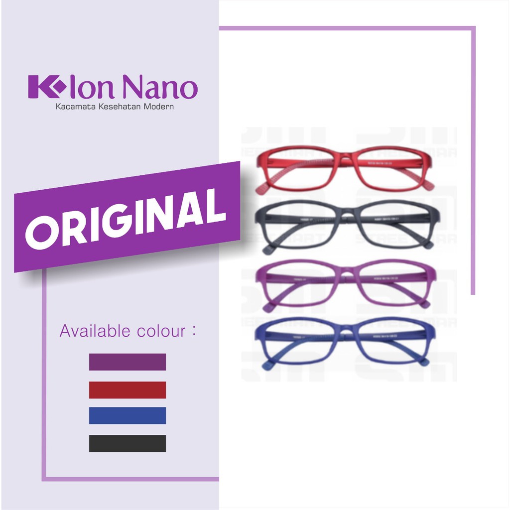KACAMATA ANTI MINUS, ANTI SILINDER KION NANO / KION NANO ASLI / KION NANO ORI / KACAMATA KION NANO
