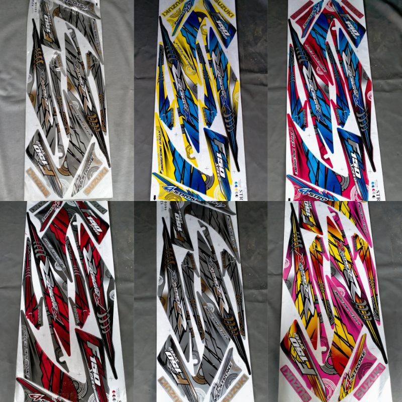STIKER STRIPING VARIASI SATRIA RAIDER 150 FU FL FACELIT 2013-2015