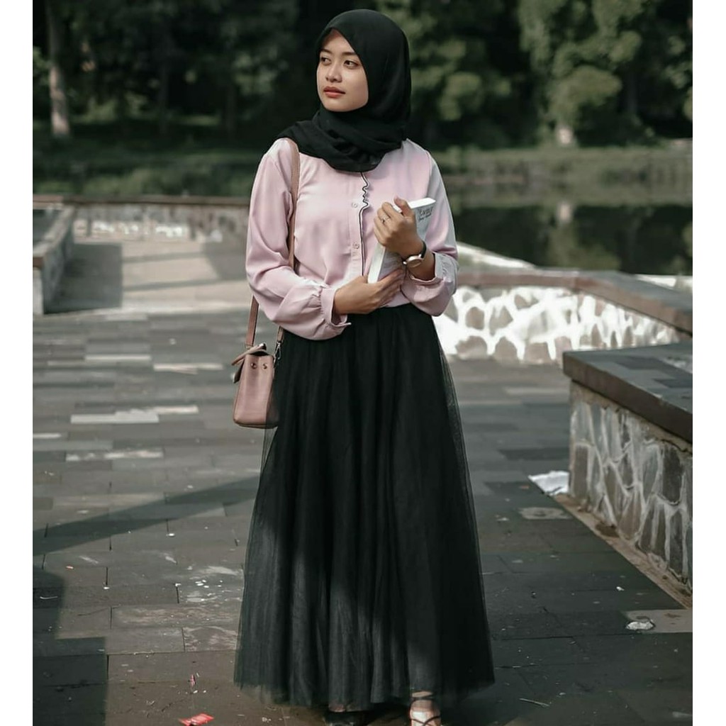 ROK TUTU MAXI SKIRT / ROK JARING MADINAH / ROK TUTU PEARL