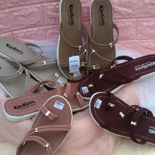  GROSIR  KICKERS ALMA sandal  Santai  cantik Shopee 