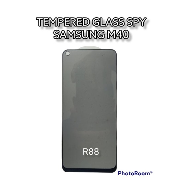 SAMSUNG M40  TEMPERED GLASS SPY PRIVACY FULL SCREEN PROTECTOR