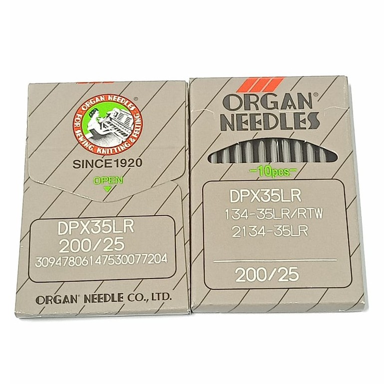 Jarum Organ Needles DPx35LR untuk mesin jahit bahan tebal DP x 35LR DP x 35 LR Ori Japan