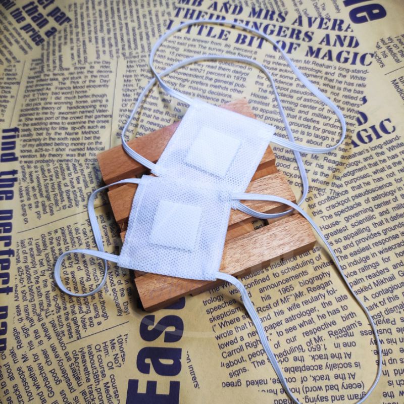 Eyepatch Putih Penutup Mata Cosplay Mata Satu, Kaneki Ken, Rika Takanashi, Misaki Mei, Mata Malas Lazy Eye